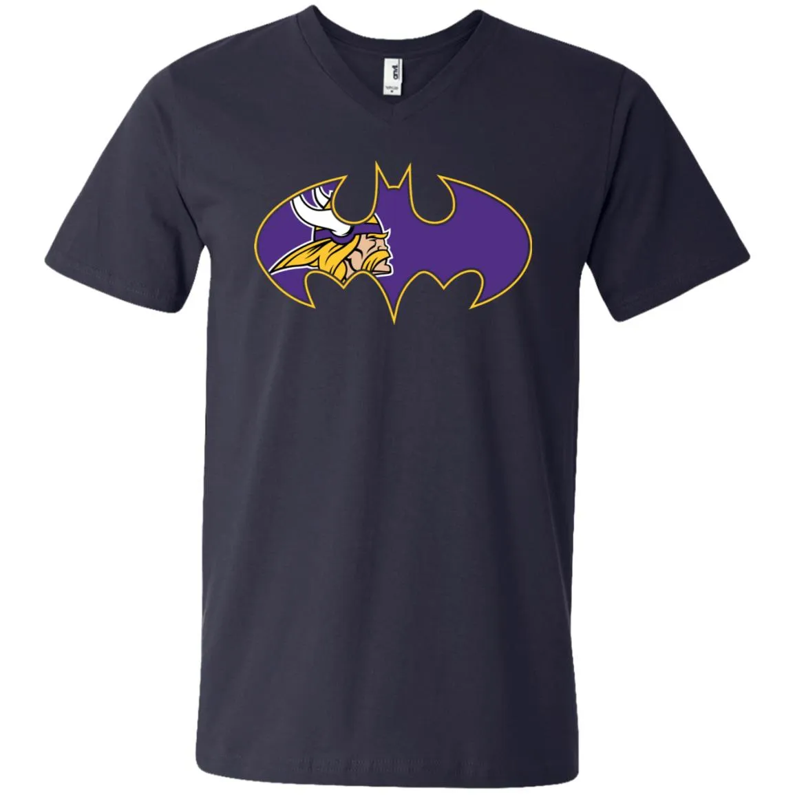 We Are The Minnesota Vikings Batman Nfl Mashup Men V-Neck T-Shirt