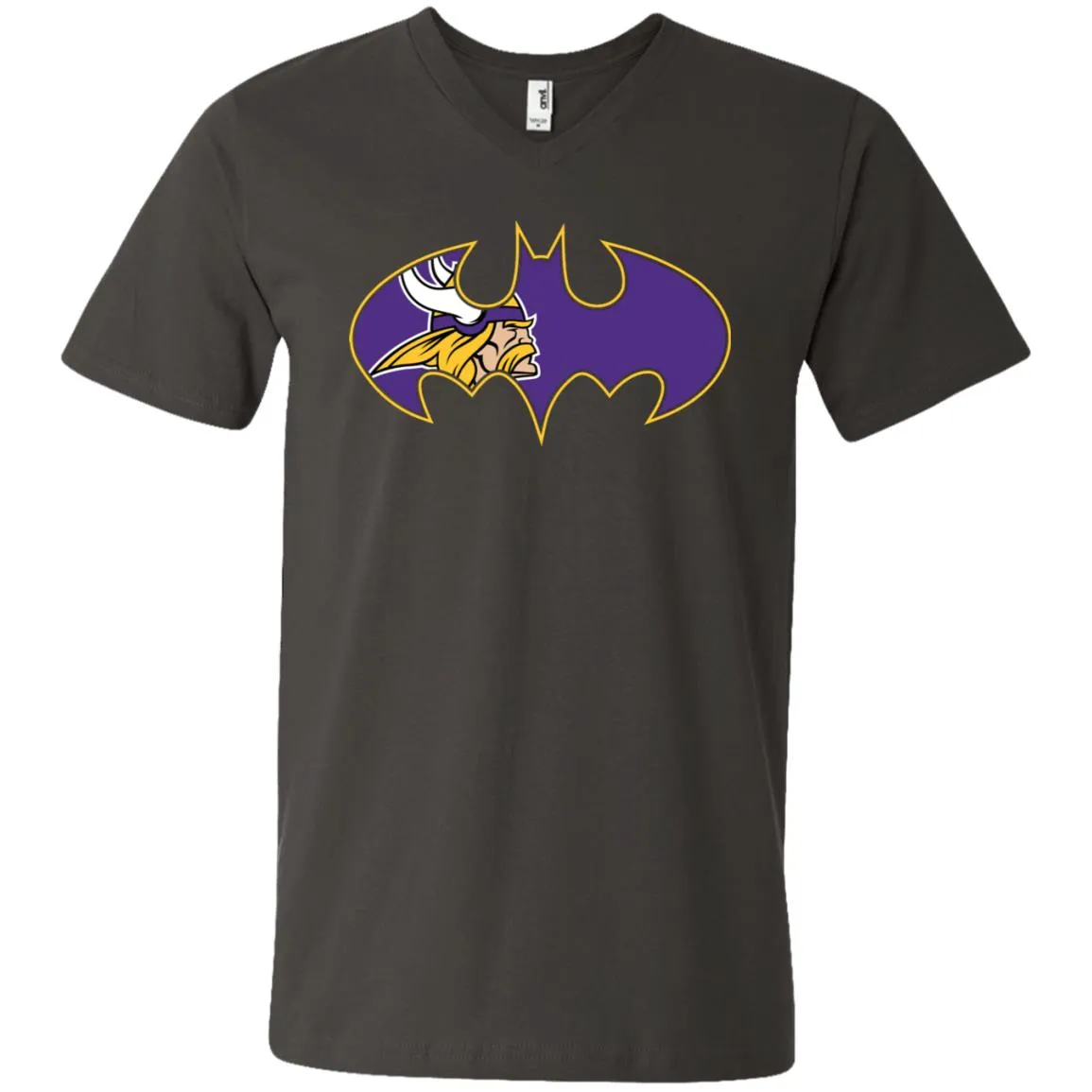 We Are The Minnesota Vikings Batman Nfl Mashup Men V-Neck T-Shirt