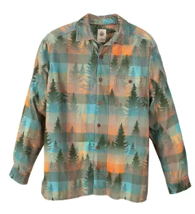 Wild Print Corduroy Shirt - Tall